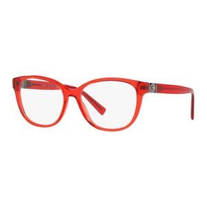 NWT VERSACE EYEGLASSES WOMEN RED SQUARE EYEWEAR VERSACE